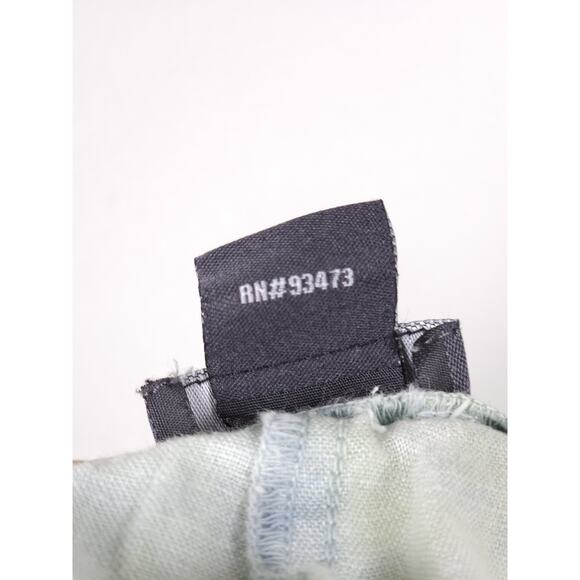 Pure Amici Small Women's Lightweight And Frayed Pants 100% Linen - Picture 11 of 13